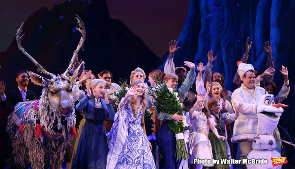 Photo Coverage: A Cold Front Takes Over Broadway! Inside FROZEN's Opening Night Curtain Call Image