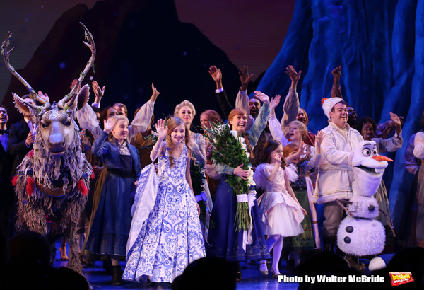 Photo Coverage: A Cold Front Takes Over Broadway! Inside FROZEN's Opening Night Curtain Call Image