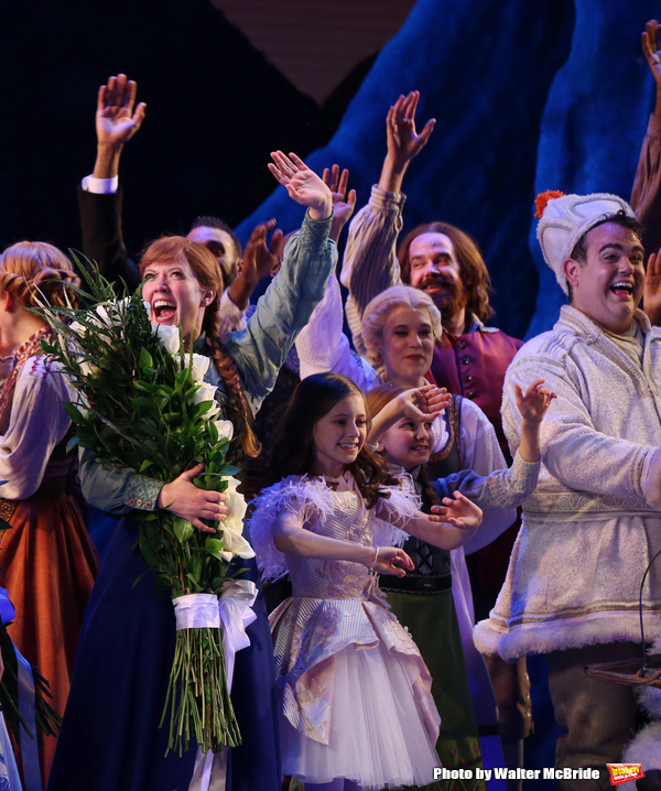 Photo Coverage: A Cold Front Takes Over Broadway! Inside FROZEN's Opening Night Curtain Call Image