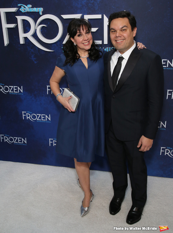 Kristen Anderson-Lopez  and Robert Lopez Photo