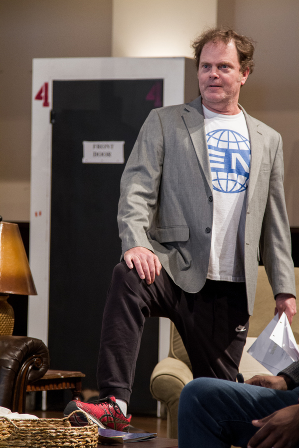 Photo Flash: In Rehearsal with Rainn Wilson and the Cast of THE DOPPELGANGER 