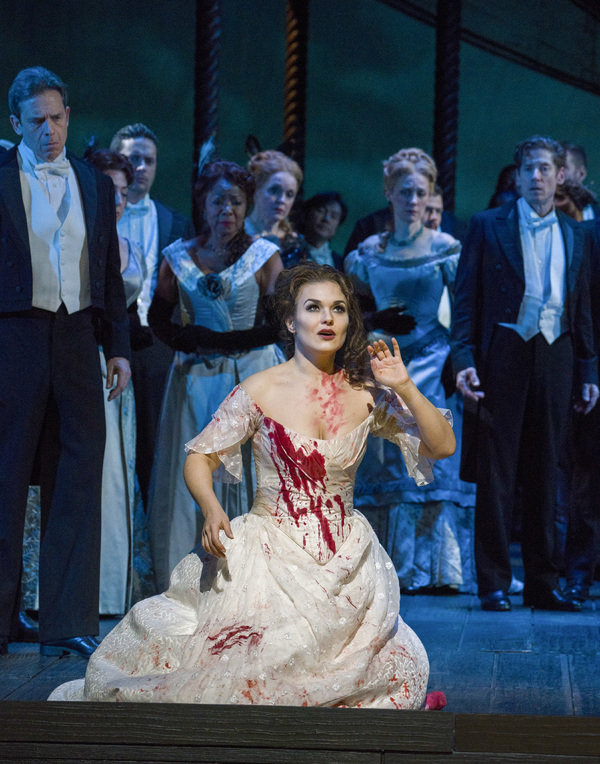 Olga Peretyatko-Mariotti in the title role of Donizetti's 'Lucia di Lammermoor.' Phot Photo