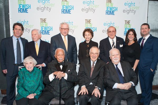 Back row: Chair of The New Jewish Home board of directors Michael Luskin; Finance lea Photo