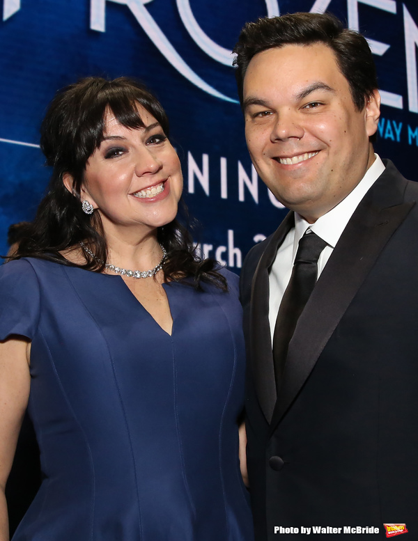 Kristen Anderson-Lopez and Robert Lopez  Photo