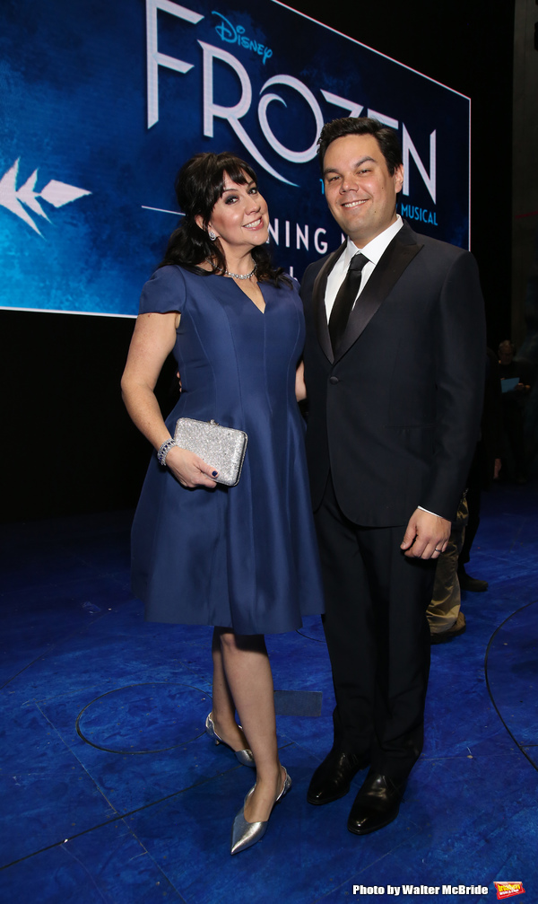 Kristen Anderson-Lopez and Robert Lopez  Photo