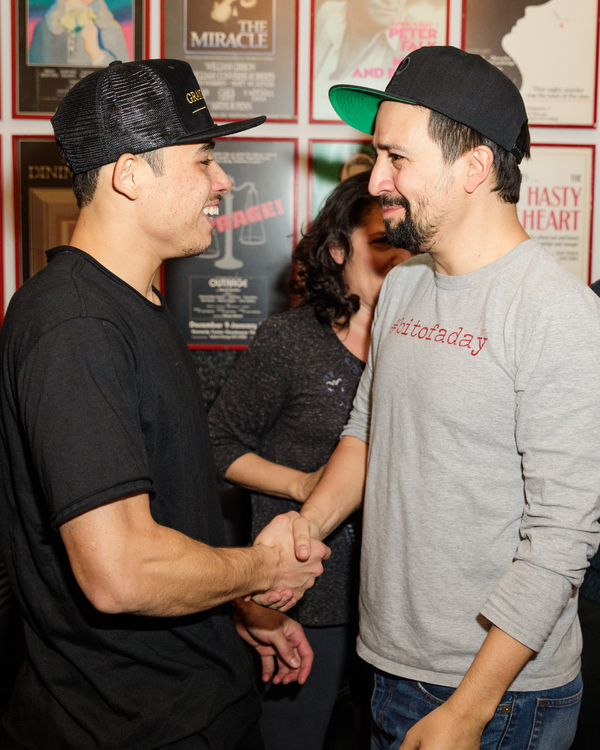 Anthony Ramos and Lin-Manuel Miranda Photo