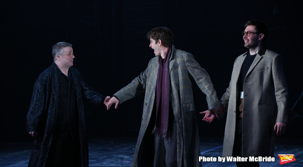 Nathan Lane, Andrew Garfield and James Mcardle Photo