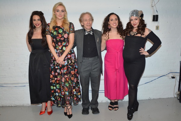 Lesli Margherita, Betsy Wolfe, Scott Siegel, Mia Gerachis and Jenny Lee Stern Photo