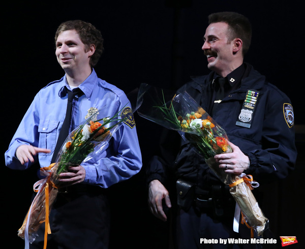 Photo Coverage: Chris Evans and the Cast of LOBBY HERO Takes Their Opening Night Bows Image