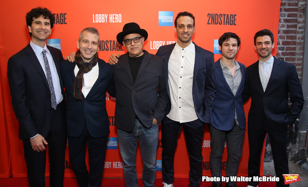 John Cariani, David Cromer, David Yazbek, Ari'el Stachel, Etai Benson and Adam Kantor Photo