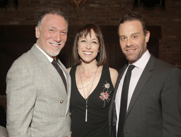 Patrick Page and Paige Davis with Matthew Rauch at the Tenth Annual RUNNING OF THE RE Photo