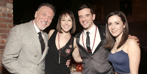 Patrick Page with wife Paige Davis join Michael Urie and Talene Monahon at the Tenth  Photo