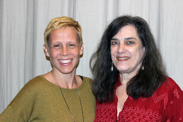 Lucie Tiberghein (director), Joyce Van Dyke (playwright) Photo