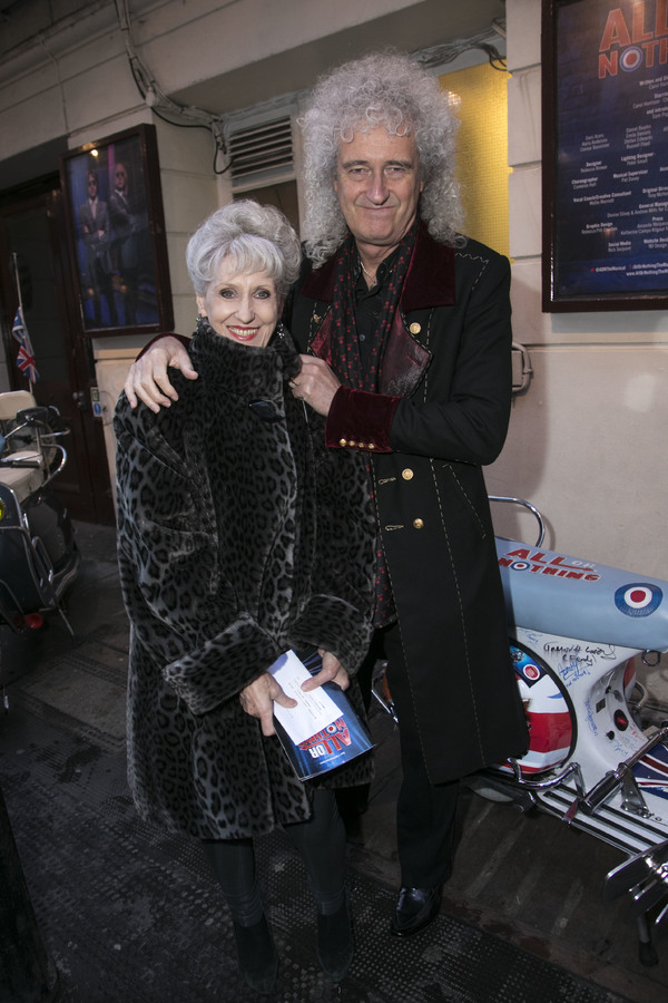 Anita Dobson and Brian May Photo