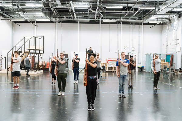 Photo Flash: In Rehearsal with AN OFFICER AND A GENTLEMAN THE MUSICAL Image