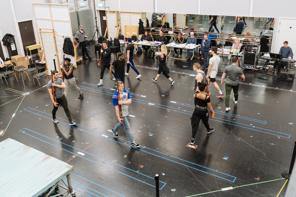 Photo Flash: In Rehearsal with AN OFFICER AND A GENTLEMAN THE MUSICAL Image