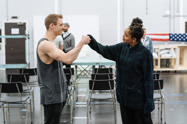 Photo Flash: In Rehearsal with AN OFFICER AND A GENTLEMAN THE MUSICAL Image