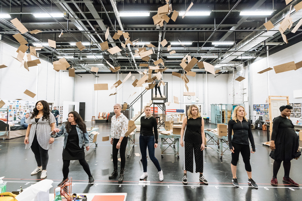 Photo Flash: In Rehearsal with AN OFFICER AND A GENTLEMAN THE MUSICAL Image