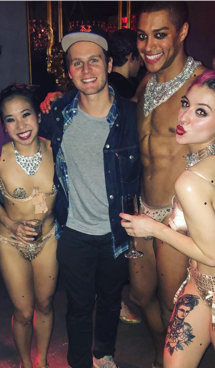 Photo: Jonathan Groff Visits Company XIV's CINDERELLA Image
