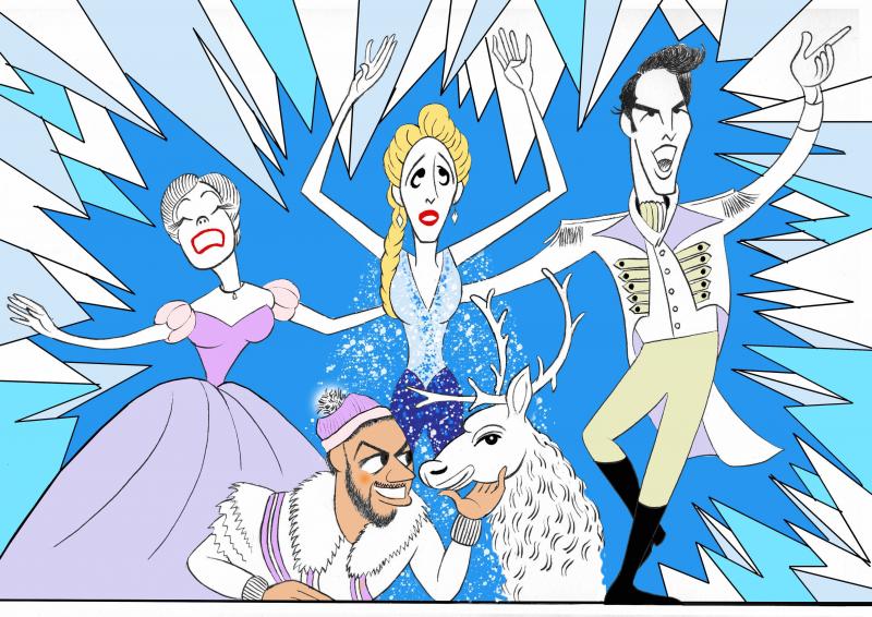 BWW Exclusive: Ken Fallin Draws the Stage - FROZEN! Image