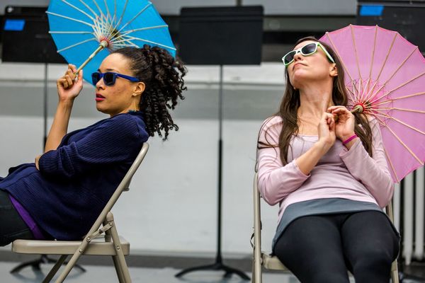 Photo Flash: In Rehearsal With Titan's MUCH ADO ABOUT NOTHING Image