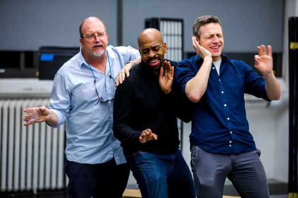 Photo Flash: In Rehearsal With Titan's MUCH ADO ABOUT NOTHING Image