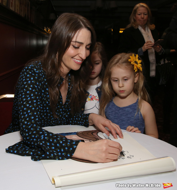 Young cast members with Sara Bareilles  Photo