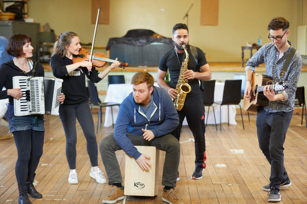 Photo Flash: In Rehearsal With Mel Giedroyc and John Hopkins in MUCH ADO ABOUT NOTHING at Rose Theatre Kingston 