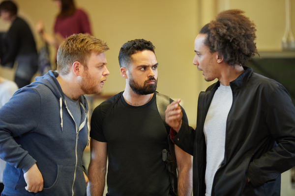 Photo Flash: In Rehearsal With Mel Giedroyc and John Hopkins in MUCH ADO ABOUT NOTHING at Rose Theatre Kingston 