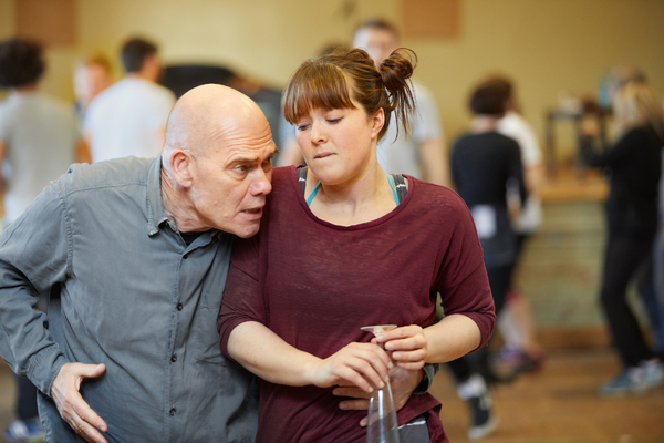 Photo Flash: In Rehearsal With Mel Giedroyc and John Hopkins in MUCH ADO ABOUT NOTHING at Rose Theatre Kingston 