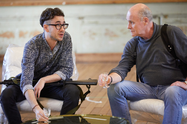 Photo Flash: In Rehearsal With Mel Giedroyc and John Hopkins in MUCH ADO ABOUT NOTHING at Rose Theatre Kingston 