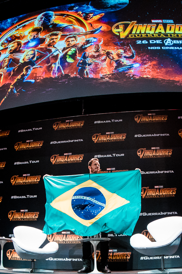 Photo Coverage: Chris Pratt Makes Appearance At the AVENGERS: INFINITY WAR Brazil Fan Event Image