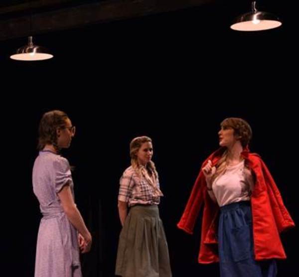 (from left to right) Jennifer Robbins as Leisel, Emaline Williams as Hilda & Ally Bor Photo