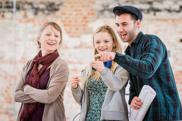 Photo Flash: Inside Rehearsal for PIECES OF STRING at Mercury Theatre Colchester Image