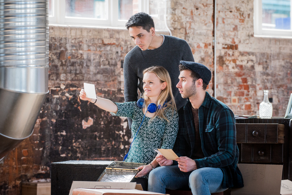 Photo Flash: Inside Rehearsal for PIECES OF STRING at Mercury Theatre Colchester Image