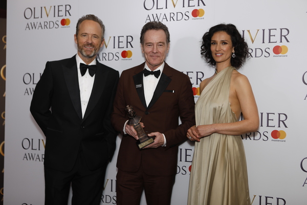 John Benjamin Hickey, Bryan Cranston, Indira Varma Photo