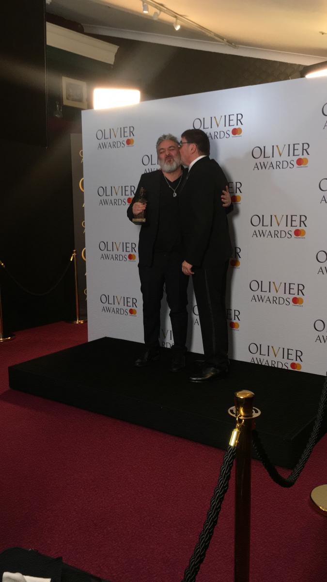 An Inside Peek at the Olivier Awards Red Carpet and Winners' Room Image