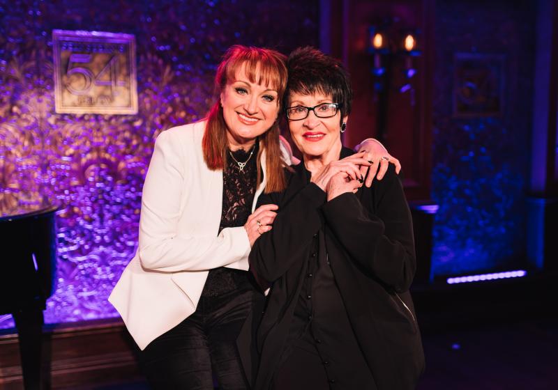 Photo: Chita Rivera Passes THE RINK's Roller Skates on to Caroline O'Connor Image