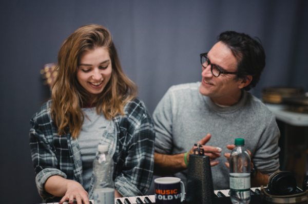 Photo Flash: Inside Rehearsal For MOOD MUSIC at the Old Vic Image