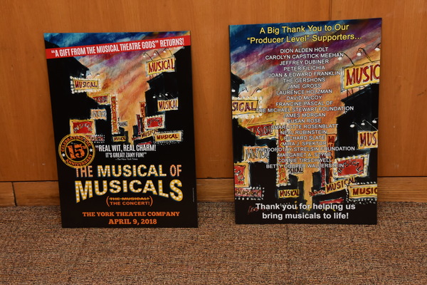 Photo Coverage: Go Inside York Theatre Company's Gala, THE MUSICAL OF MUSICALS! Image
