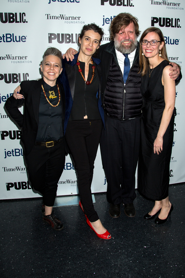 Erin McKeown, Quiara Alegria Hudes, Oskar Eustis, Lear deBessonet Photo