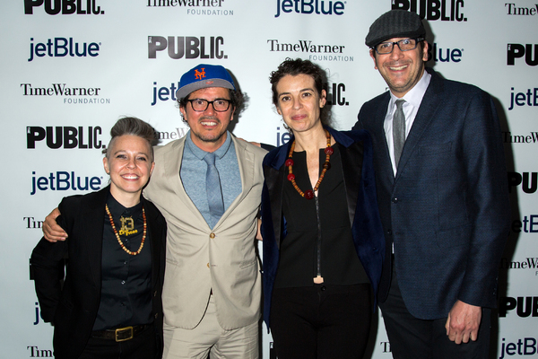 Erin McKeown, John Leguizamo, Quiara Alegria Hudes, Bradley Kaplan Photo