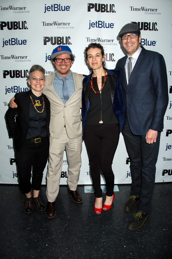 Erin McKeown, John Leguizamo, Quiara Alegria Hudes, Bradley Kaplan Photo