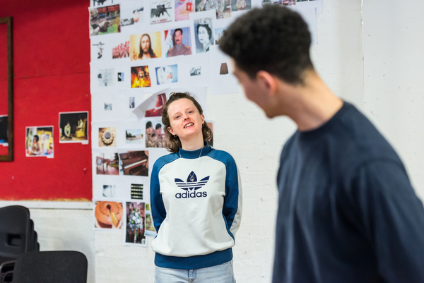 Photo Flash: In Rehearsal with NOT TALKING at the Arcola Theatre 