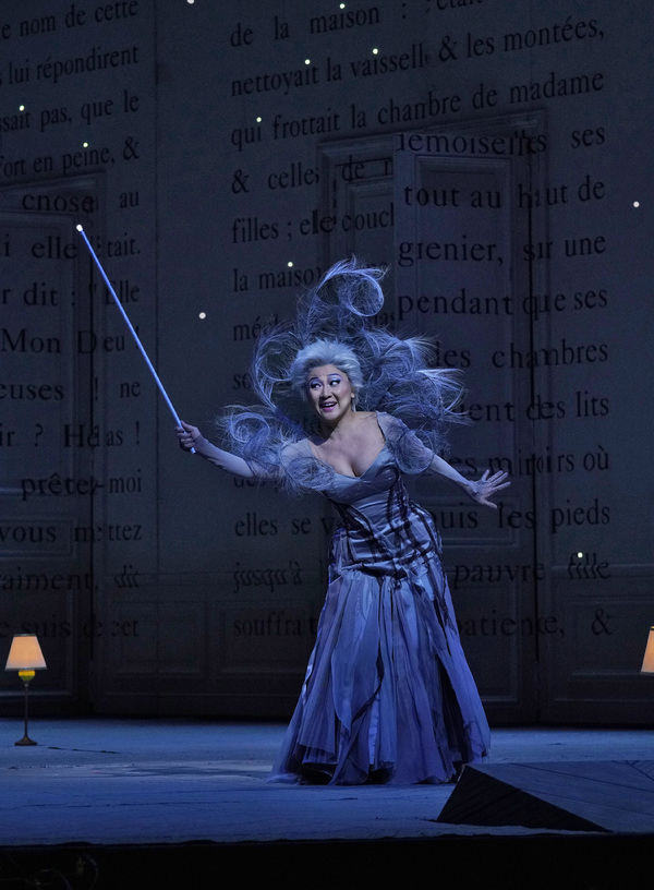 Kathleen Kim as the Fairy Godmother in Massenet's Cendrillon. Photo: Ken Howard / Met Photo