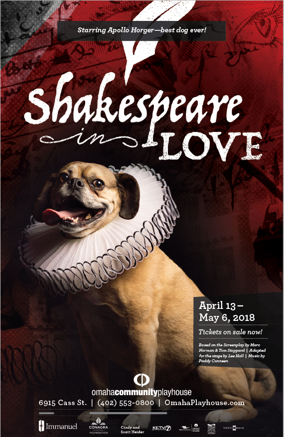 Review: SHAKESPEARE IN LOVE at Omaha Community Playhouse: 'Where's the Dog?' 