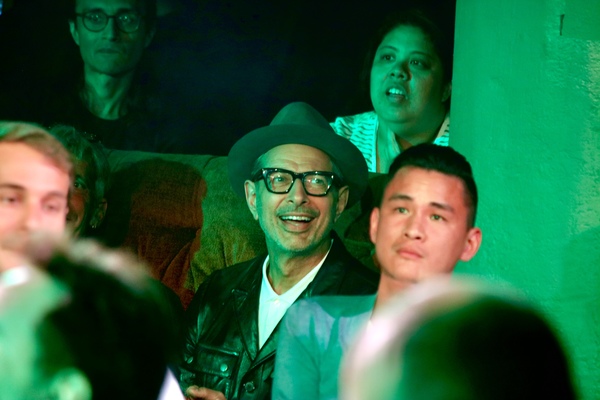 Photo Flash: Jeff Goldblum Visits The Unauthorized Musical Parody of JURASSIC PARK 