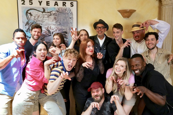 Photo Flash: Jeff Goldblum Visits The Unauthorized Musical Parody of JURASSIC PARK 