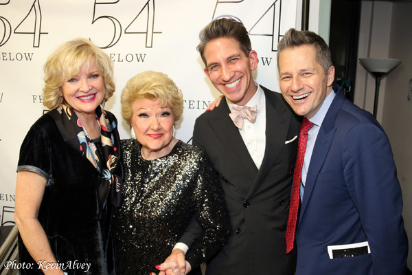 Christine Ebersole, Marilyn Maye, Mickey Conlon, Tom Postilio Photo