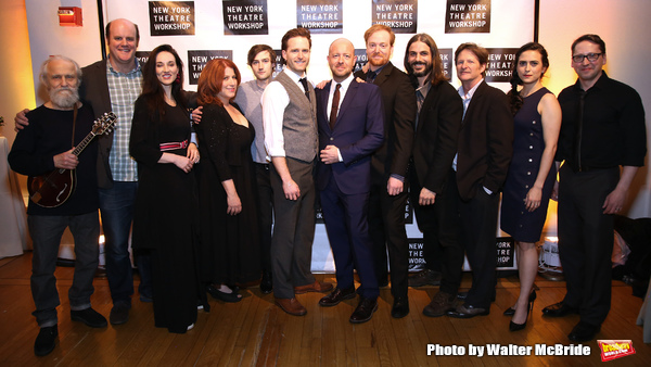 John Tiffany with the cast of 'Once'  Photo